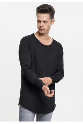 Long Shaped Fashion L/S tričko černé
