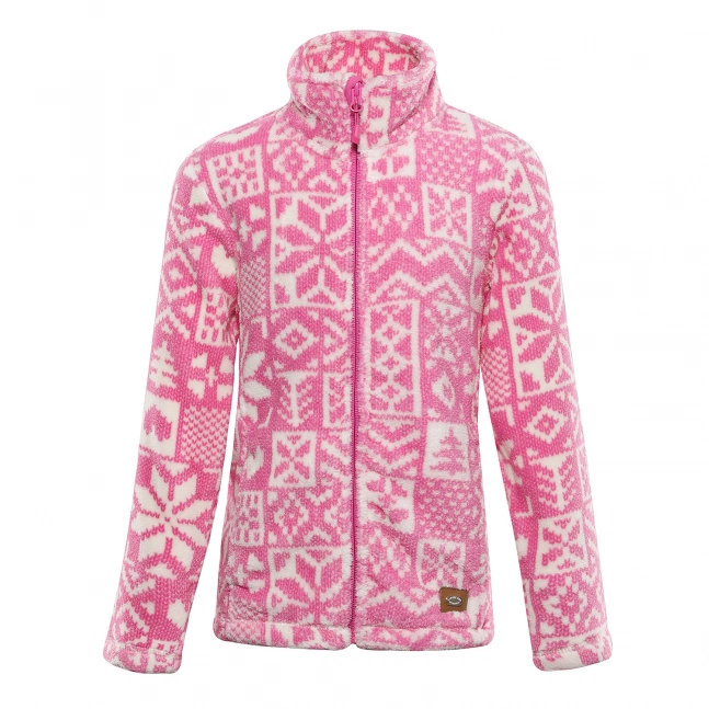 Dětská fleecová mikina ALPINE PRO EFLINO fuchsia fedora varianta pa