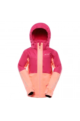 Dětská lyžařská bunda s membránou ptx ALPINE PRO REAMO cabaret