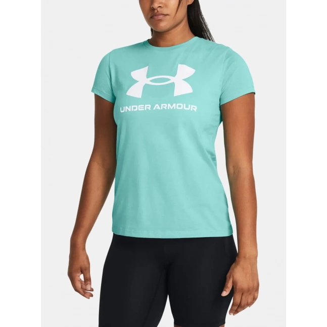 Dámské triko Under Armour Live Sportstyle Graphic SSC - zelené