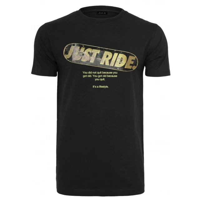 Černé tričko Just Ride