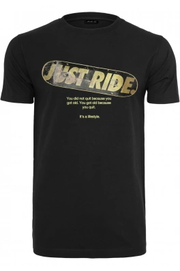 Černé tričko Just Ride