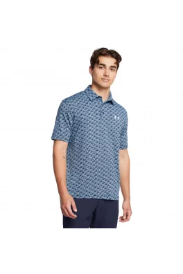 UA Playoff 3.0 Printed Polo-BLU