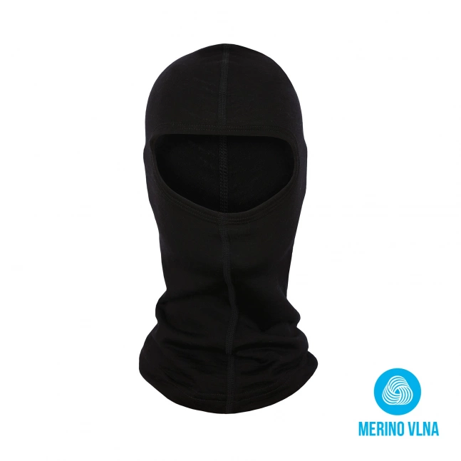 Dětská merino kukla Husky Merjack kids black