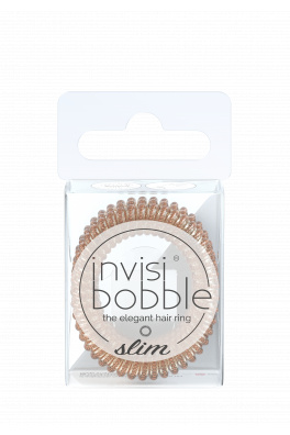 Invisibobble SLIM Of Bronze and Beads 3ks