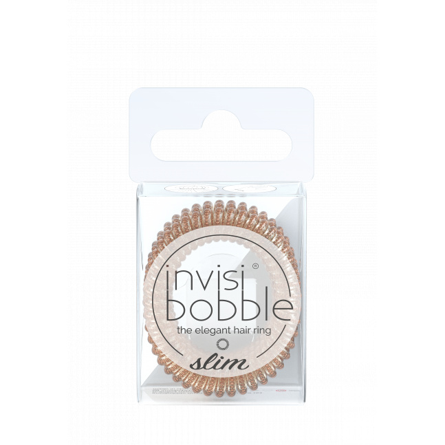 Invisibobble SLIM Of Bronze and Beads 3ks