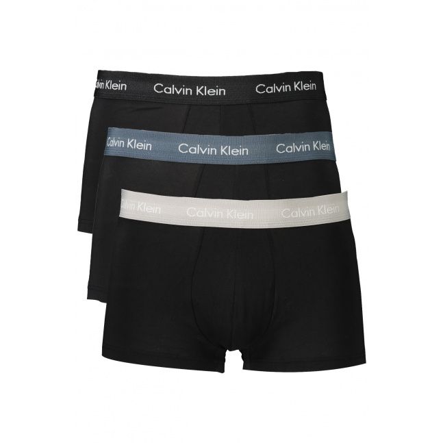 3PACK Pánské boxerky CALVIN KLEIN černá/vícebarevná