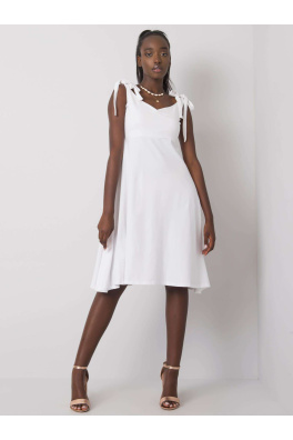 NEVĚDÍTE MĚ Bílé bavlněné šaty