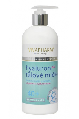 VIVACO Tělové mléko s kyselinou hyaluronovou VIVAPHARM 400 ml