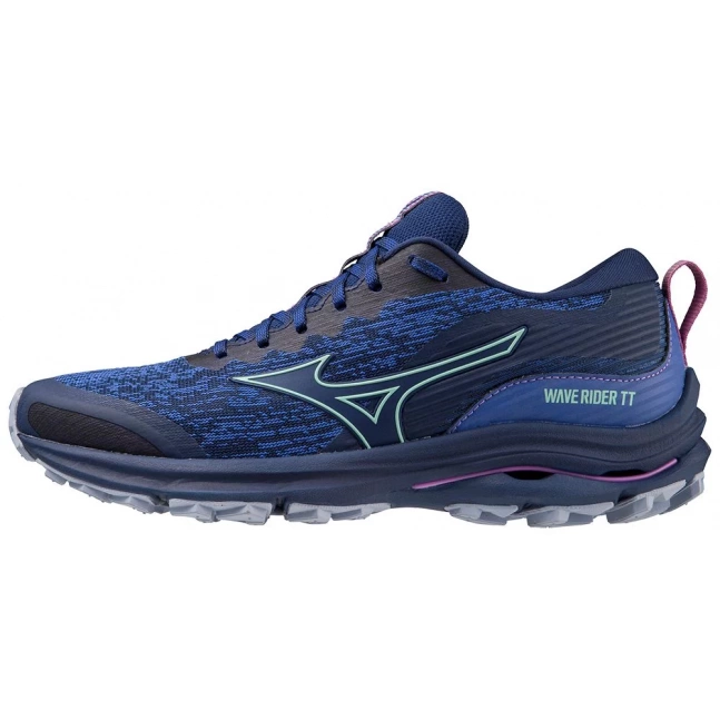 Dámská trailová obuv Mizuno Wave Rider Tt / BDepths/BGlass/VOrchid