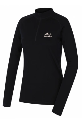 Dámské merino termotriko Husky Merow Zip L black