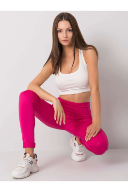 Dámské fuchsie sportovní legíny