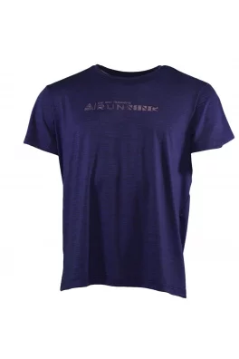 Peak peak round neck t shirt blue melange grey