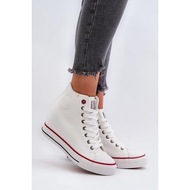 Dámské tenisky na klínku Cross Jeans White