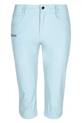 Dámské outdoorové 3/4 kalhoty Kilpi TRENTA-W světle modré