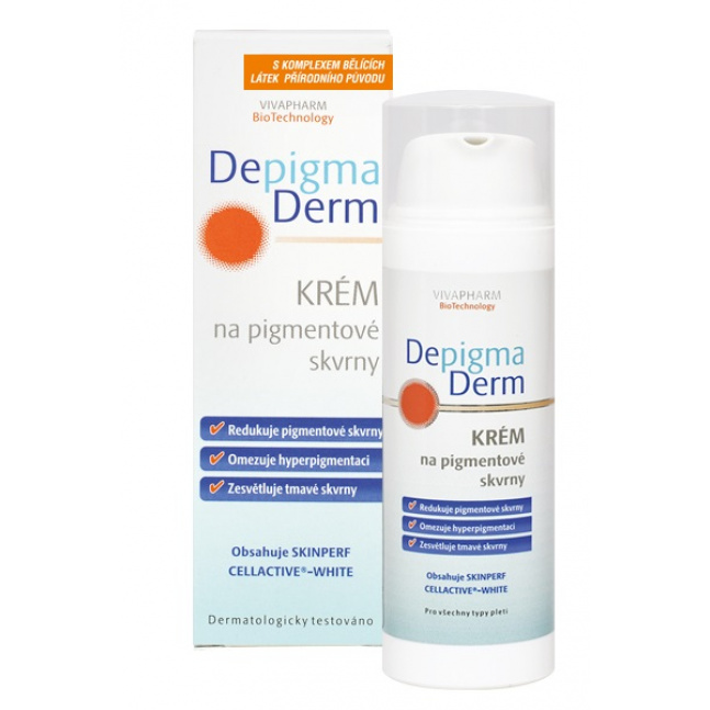 VIVACO Krém na pigmentové skvrny DepigmaDerm VIVAPHARM 50 ml