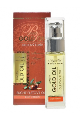 VIVACO Luxury Gold Oil pleťový olejový elixír BODY TIP 30 ml