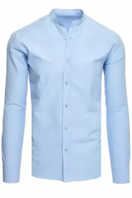 Pánská hladká modrá košile Dstreet DX2174