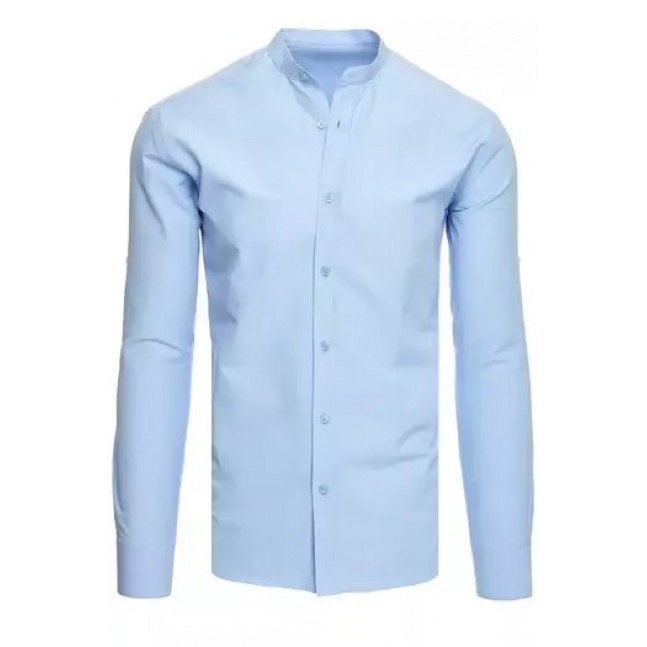 Pánská hladká modrá košile Dstreet DX2174