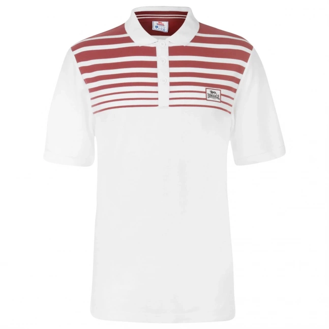 Lonsdale Stripe Polo Mens