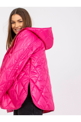 Dámská bunda s kapucí Eleanor RUE PARIS - růžová