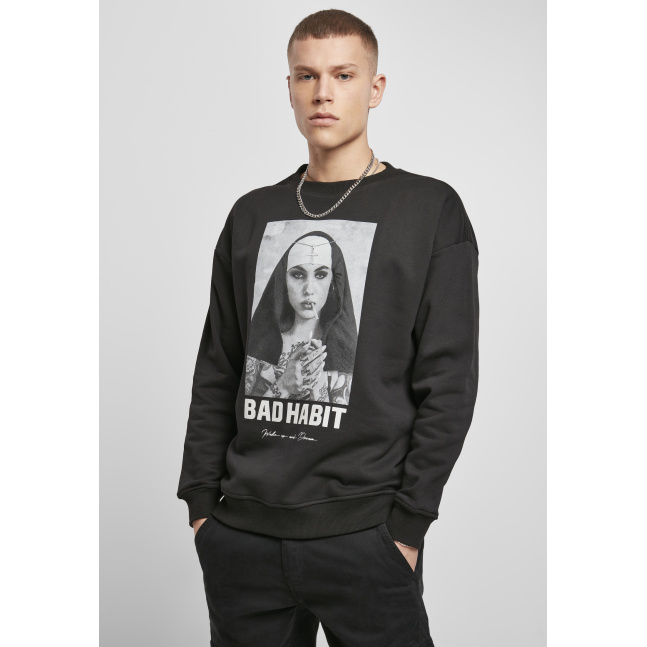 Bad Habit Crewneck černý