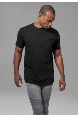 Ripped Pocket Tee black