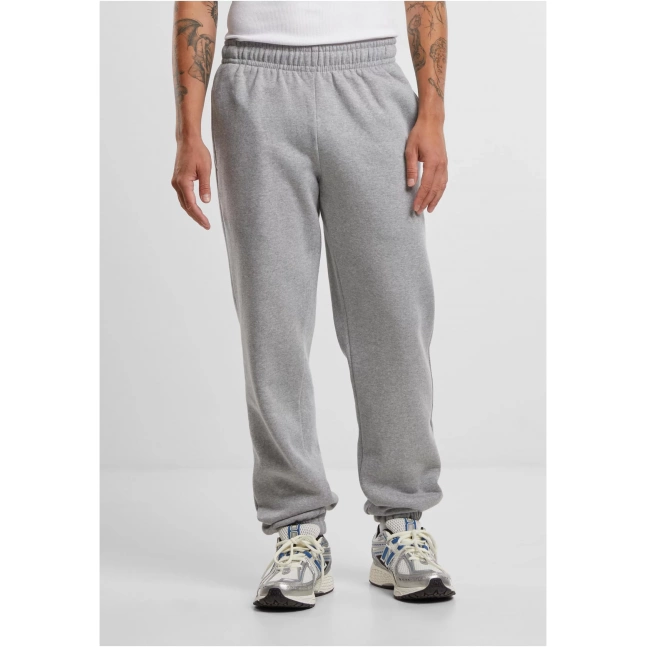 Pánské tepláky Basic Essential šedý melír Pánské tepláky Basic Essential šedý melír