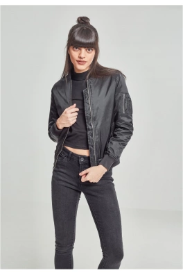 Dámská bunda Basic Bomber Jacket černá