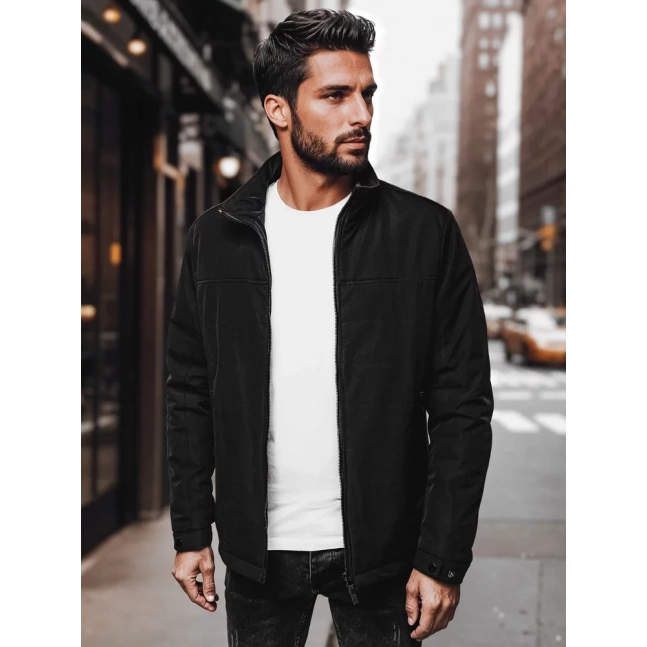 Kurtka męska przejściowa czarna Dstreet TX4995