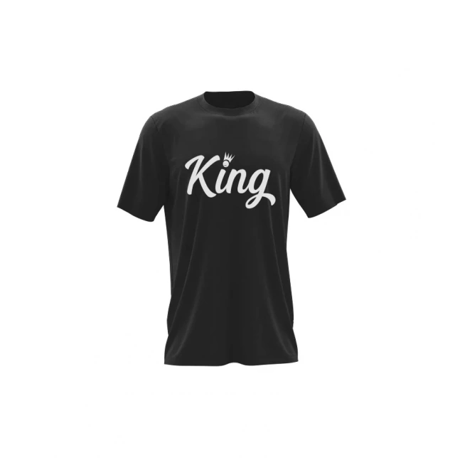 Pánské triko King Happy Glano - černá