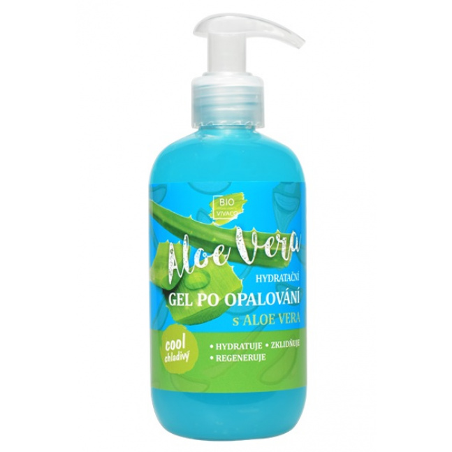 VIVACO Hydratační a chladivý gel Aloe vera 250 ml