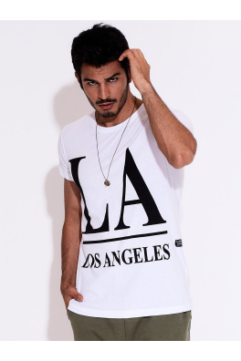 Pánské tričko LOS ANGELES bílé