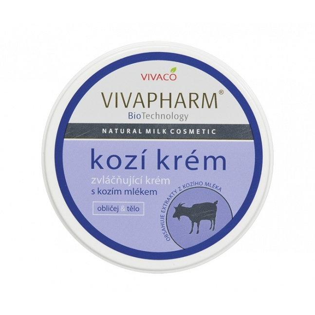 VIVACO Krém na obličej a tělo s kozím mlékem VIVAPHARM 250 ml