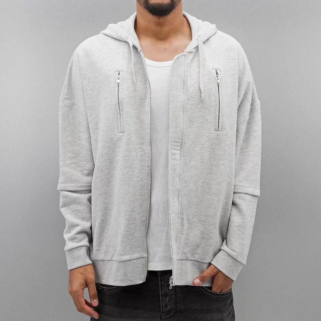 AE463 Zip Hoody Grey