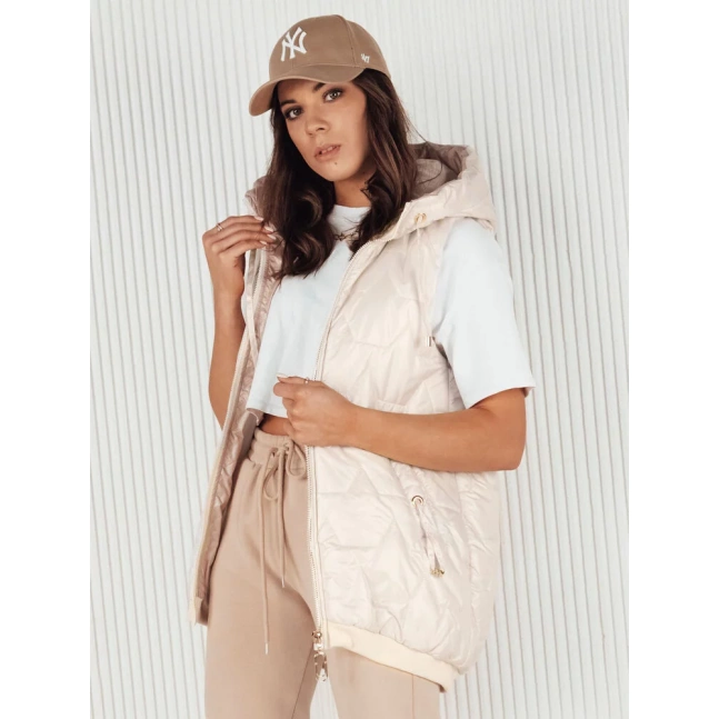 COLINE dámská prošívaná vesta bílá Dstreet TY4114