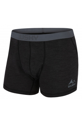 Merino termoprádlo Boxerky HUSKY Mex M black