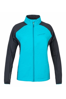 Lehká skilapová dámská mikina Hannah MAKANA scuba blue/anthracite