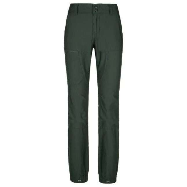 Dámské outdoorové kalhoty Kilpi JASPER-W tmavě zelené Dámské outdoorové kalhoty Kilpi JASPER-W tmavě zelené