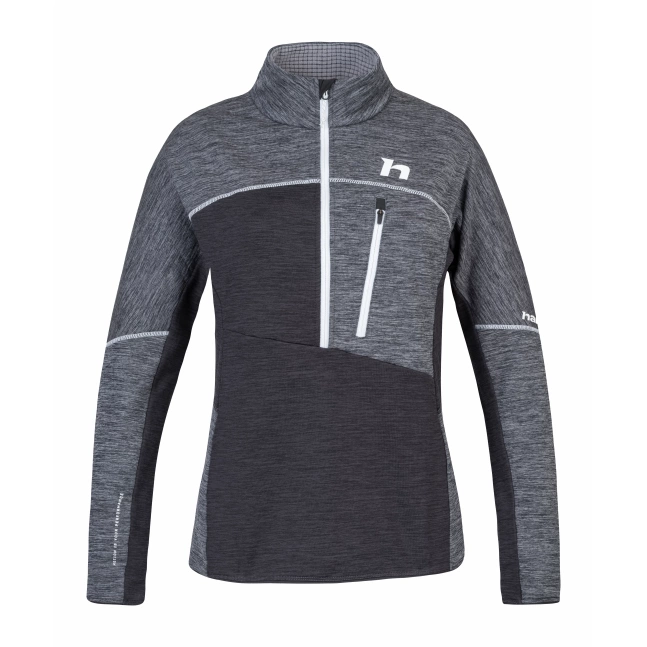 Dámská mikina Hannah Meda HZ, light gray mel (white),