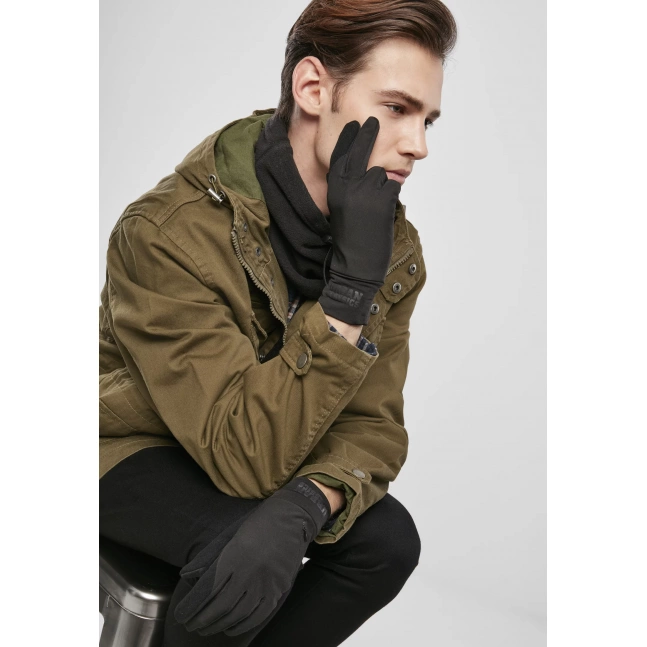 Unisex rukavice Urban Classics Logo Cuff Performance 