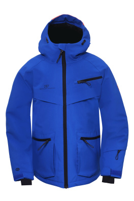ISFALL - ECO Dětská lehká zateplená 2L lyžařská bunda - Blue