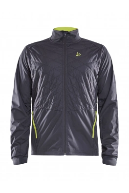 Bunda CRAFT Storm Balance šedá se žlutou