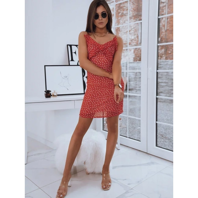 Šaty LEILA červené Dstreet EY1540