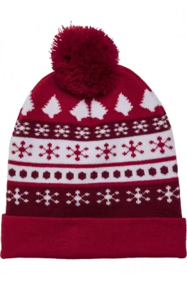 Christmas Beanie Dots red/white