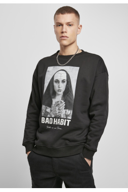 Bad Habit Crewneck černý