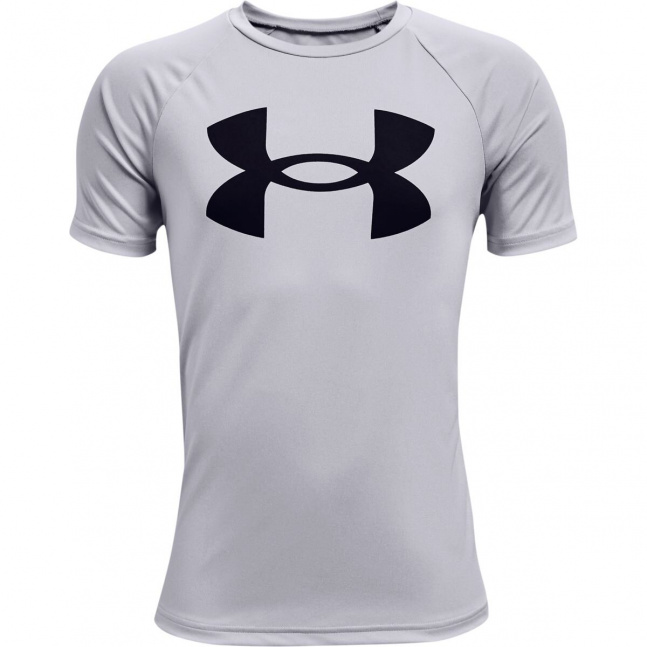 Chlapecké triko Under Armour Tech Big Logo SS - světle šedé