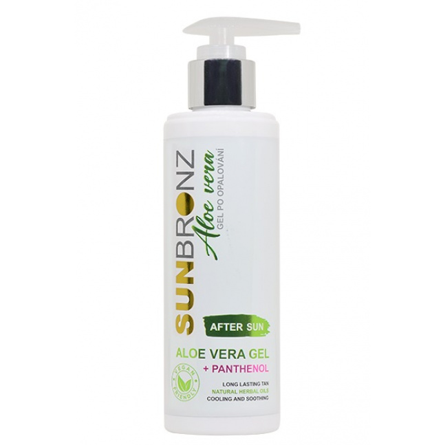 VIVACO Aloe vera gel po opalování SUNBRONZ 200 ml