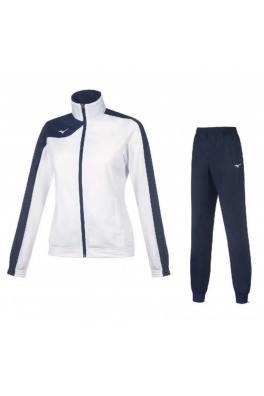 Wom Knit Tracksuit / White/Navy