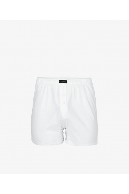 Pánské klasické boxerky s knoflíčky ATLANTIC - bílé
